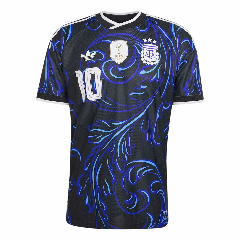 Lionel Messi Argentina National Team adidas 2026 Away Authentic Player Jersey - Black