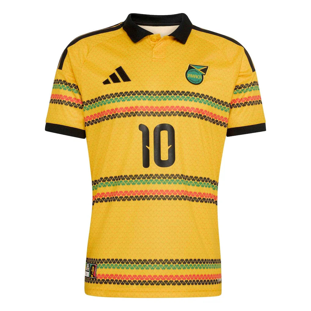 Bob Marley Jamaica National Team adidas 2026 Home Replica Jersey - Yellow