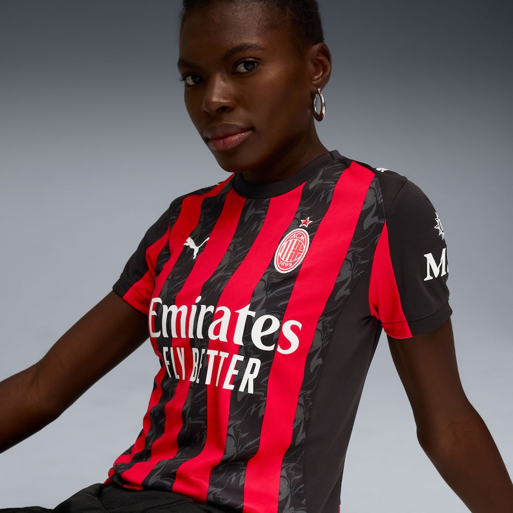 AC Milan Puma Women's 2025/26 Home Replica Jersey - Red