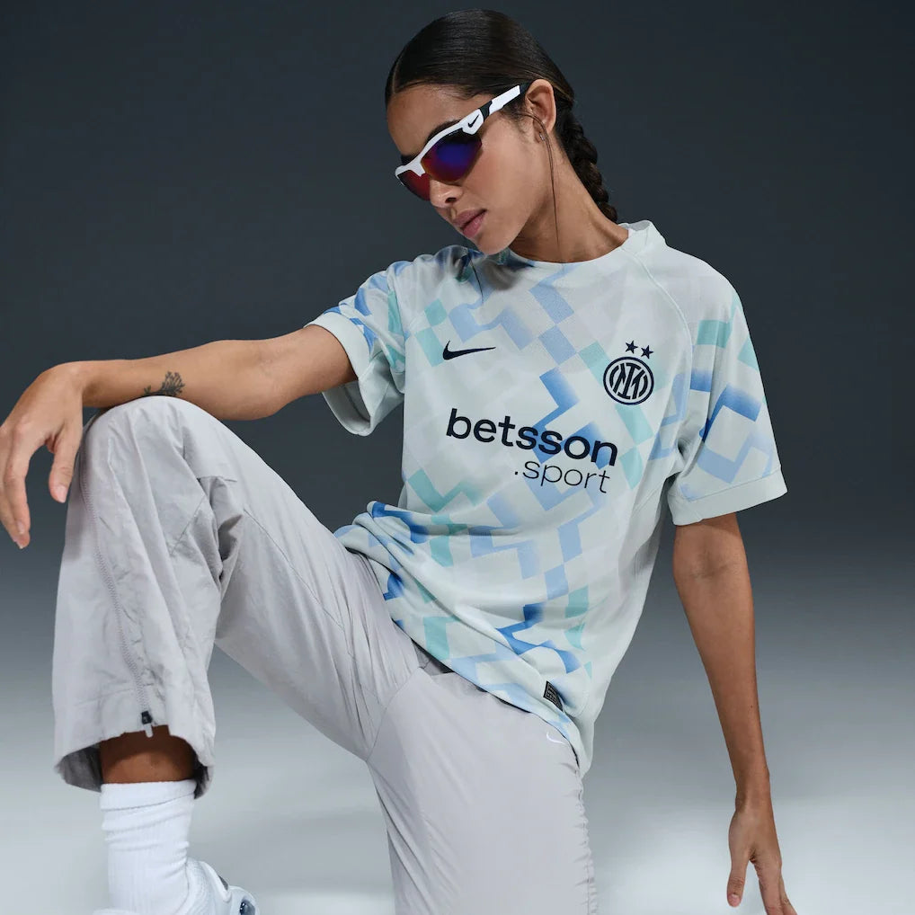 Inter Milan Nike Women's 2025/26 Away Replica Jersey - Aqua